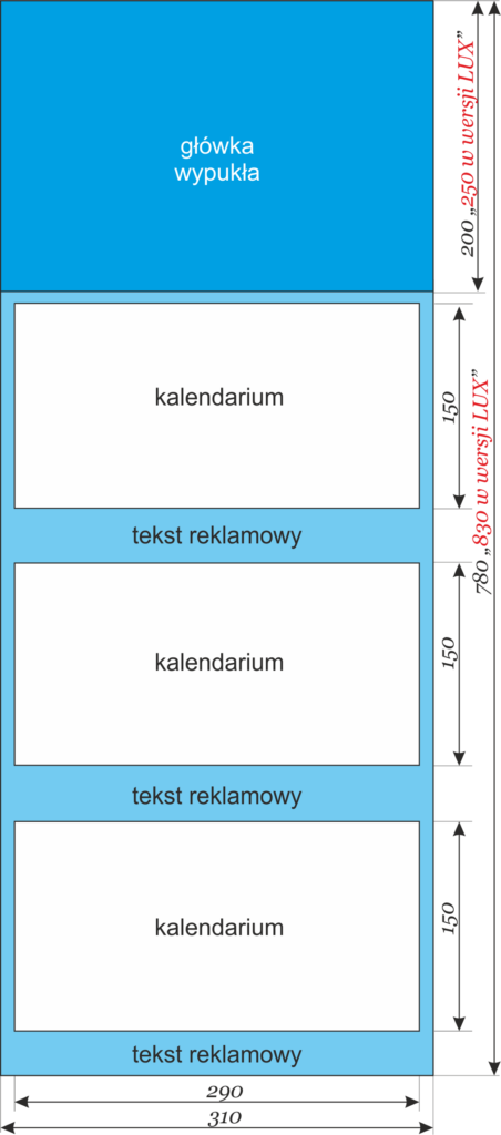 kalendarz szablon